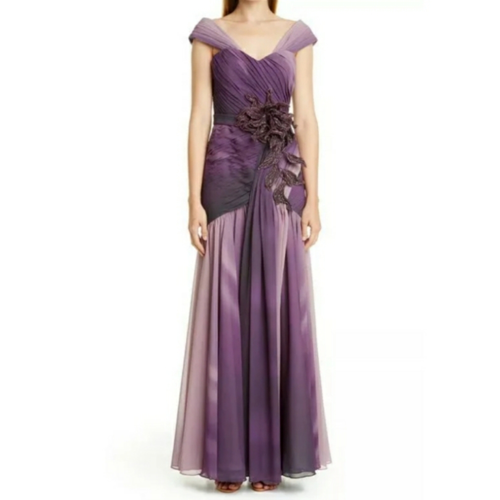 Patbo Patricia Bonaldi Ombre Embellished Bead Gown